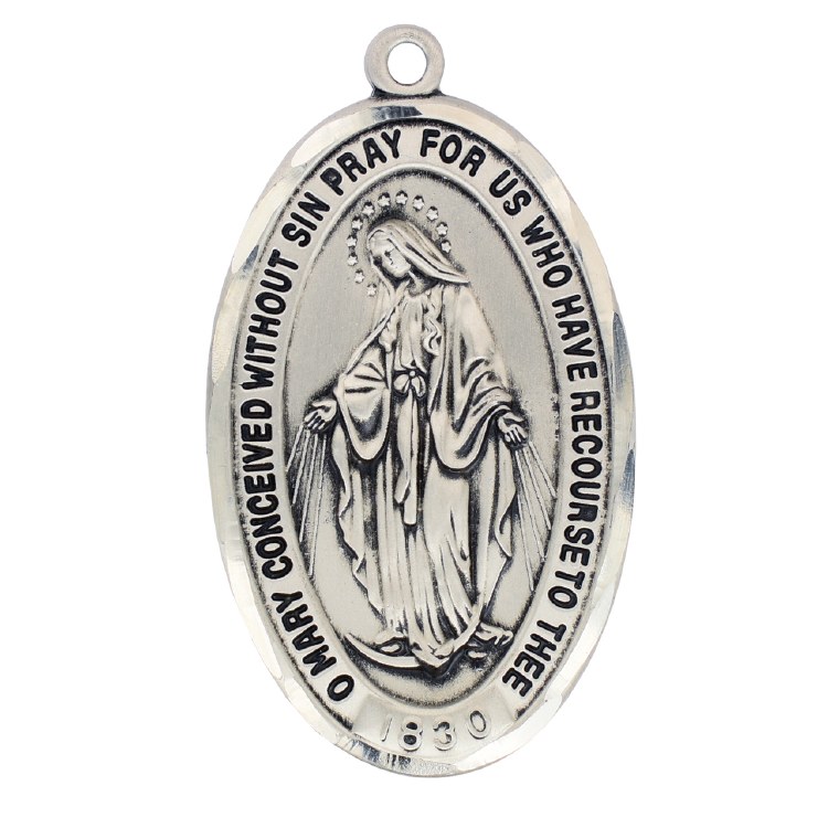SS MIRACULOUS MEDAL 24&quot; CHAIN