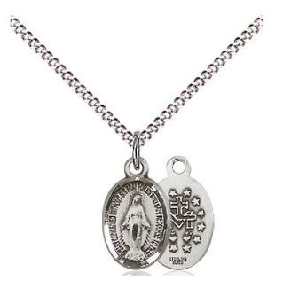 SS MIRAC MEDAL 16" CHAIN