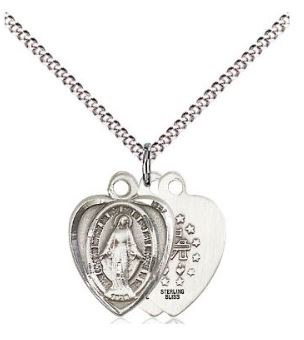 SS MIRAC MEDAL FIGARO CHAIN