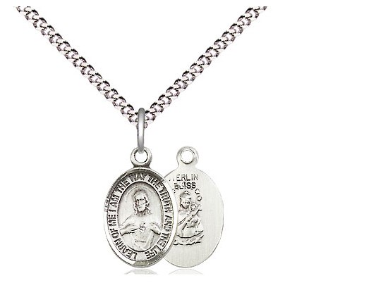 SS SCAPULAR OVAL TINY MEDAL