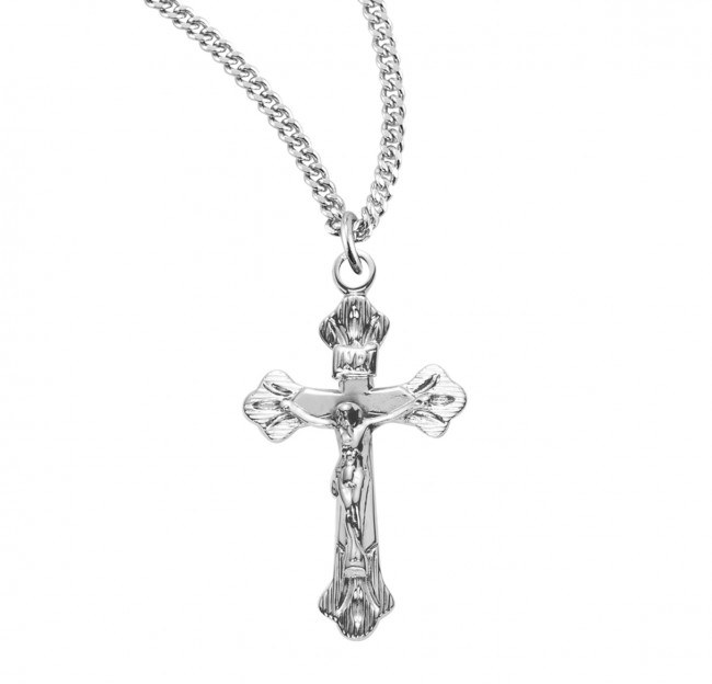 SS FLARE TIPPED CRUCIFIX