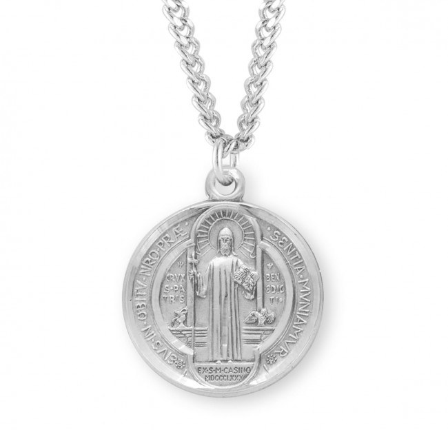 SS ST BENEDICT ROUND MEDAL