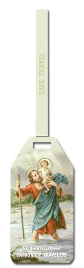 ST CHRISTOPHER LUGGAGE TAG