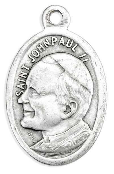ST JOHN PAUL OXIDIZED MEDAL
