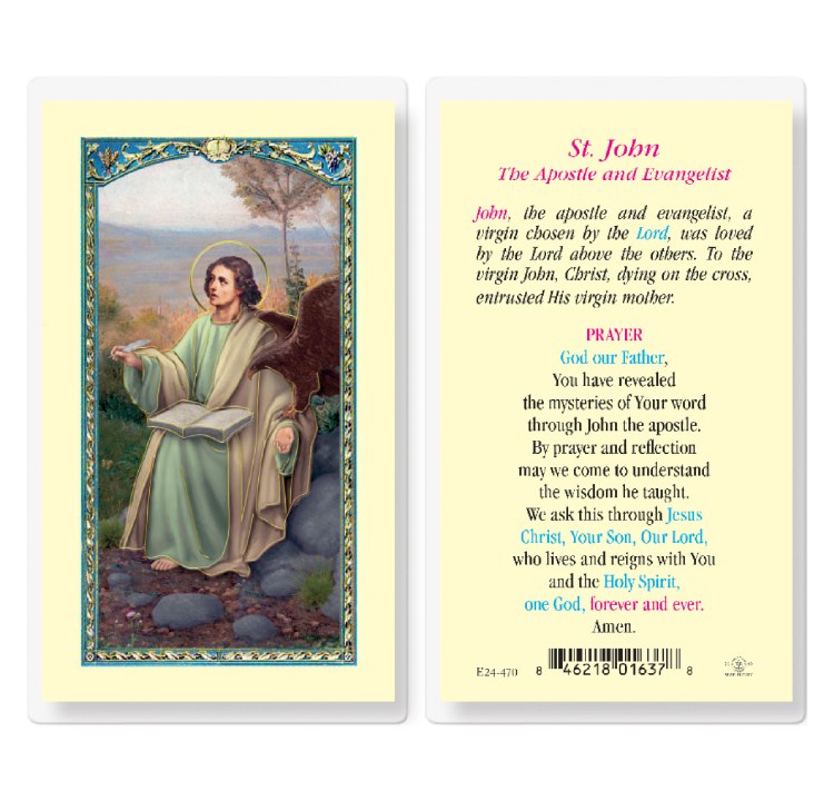 ST JOHN THE APOSTLE AND EVANGELIST