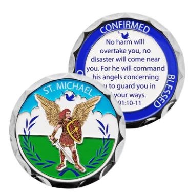 ST. MICHAEL CONFIRMATION COIN