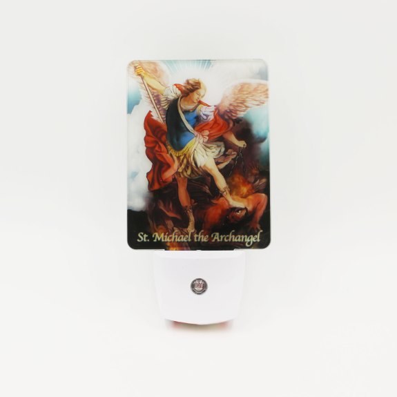ST. MICHAEL LED NIGHT LIGHT