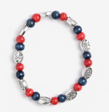 ST. MICHAEL RE/ BLUE BRACELET