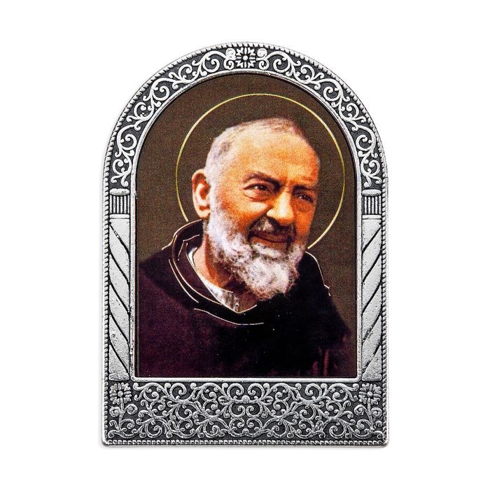 ST PIO STANDING PLAQUE