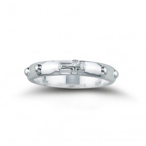 STERLING ROSARY RING SIZE11