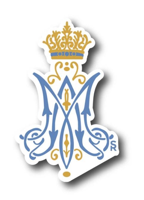 MARIAN MONOGRAM STICKER