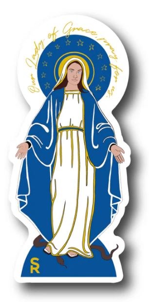 OUR LADY OF GRACE STICKER