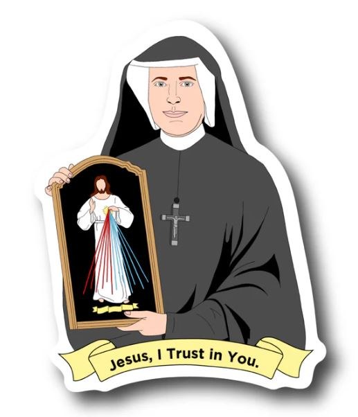 ST. FAUSTINA STICKER