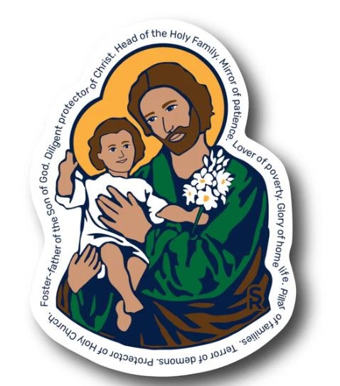 ST. JOSEPH STICKER
