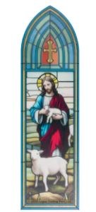STAINED GLASS GOOD SHEPHERD BOOKMARK