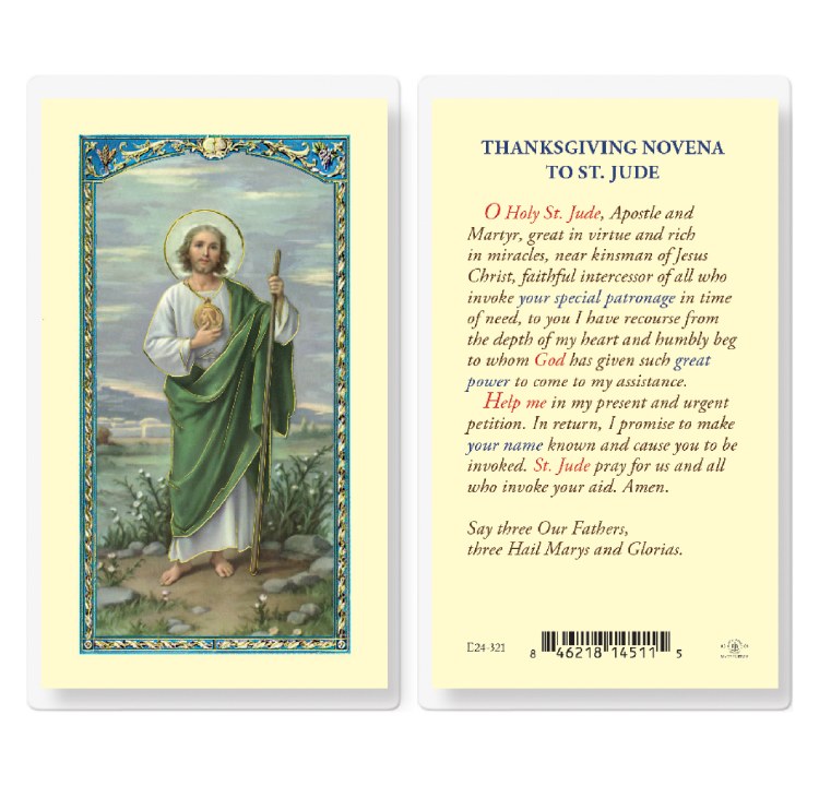 THANKSGIVING NOVENA TO ST JUDE