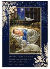 2026 BABY JESUS BOXED CHRISTMAS CARDS
