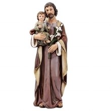 ST JOSEPH WITH CHILD 25" STATUE