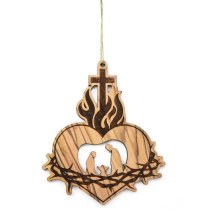 2D SACRED HEART / NATIVITY ORN