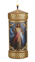 4.5'' DIVINE MERCY CANDLE