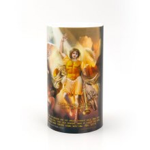 4X7 THREE ARCHANGELS LED CANDLE