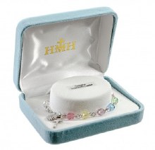 6MM SWAROVSKI MULTI-COLOR CRYSTAL  BRACELET