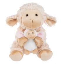 8" MAMA LAMB AND BABY
