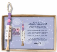 ADVENT ORN HOPE/PEACE/LOVE