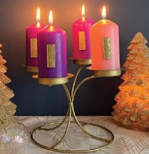 ADVENT PILLAR HOPE PEACE LOVE