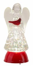 SHIMMER ANGEL WITH CARDINAL