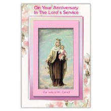 ON YOUR ANNIVERSARY IN THE LORD'S SERVICE