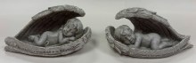 BABY IN ANGEL WINGS FIGURINE