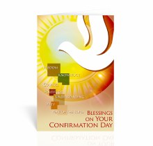 HOLY SPIRIT WITH SUN CONFIRMATION CARD