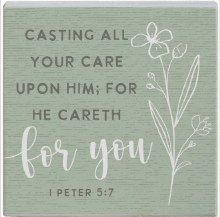 CASTING ALL UPON HIM GREEN BLOCK