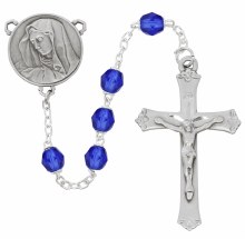 BLUE AB OL SORROWS ROSARY