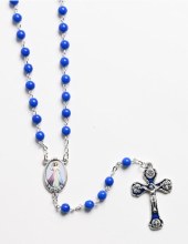 BLUE DIVINE MERCY ROSARY