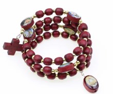 MULTI SAINT WRAP BRACELET
