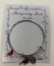 BRACELET CARDINAL ALWAYS IN OUR HEARTS