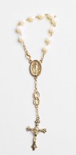 BRIDE WHITE ONE DECADE ROSARY