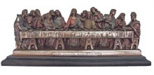 BRONZE LAST SUPPER STATUE