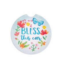 CAR COASTER BLESS THIS CAR