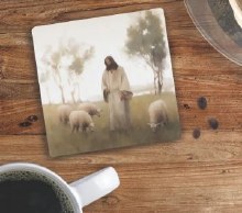 COASTER JESUS AND SHEEP