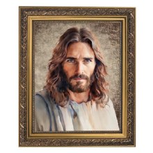 COME FOLLOW ME JESUS IN GOLD FRAME
