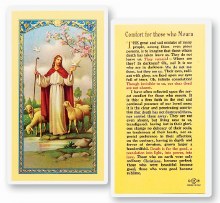 COMFORT FOR THOSE WHO MOURN PRAYER CARD