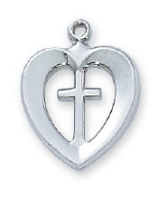 HEART & CROSS NECKLACE