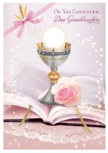 DEAR GRANDDAUGHTER 1ST COMMUNION