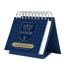 DESK CAL LIVES OF THE SAINTS
