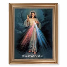 SPANISH GOLD FRAMED DIVINE MERCY