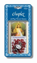 DIVINE MERCY CHAPLET WITH RED BEAD