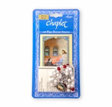 DIVINE MERCY CHAPLET WITH WHITE BEADS